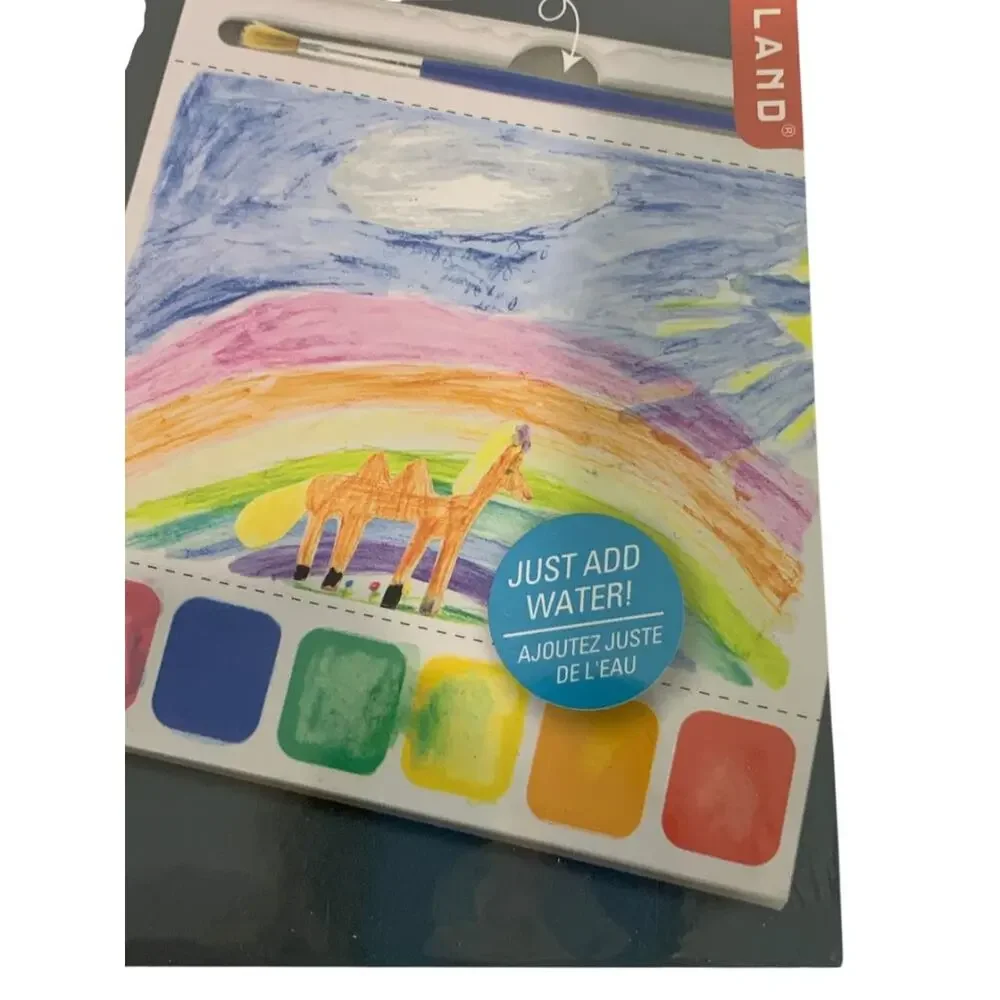 Kikkerland Picture Perfect Postcard Book 25 Postcards Paint Tear Send